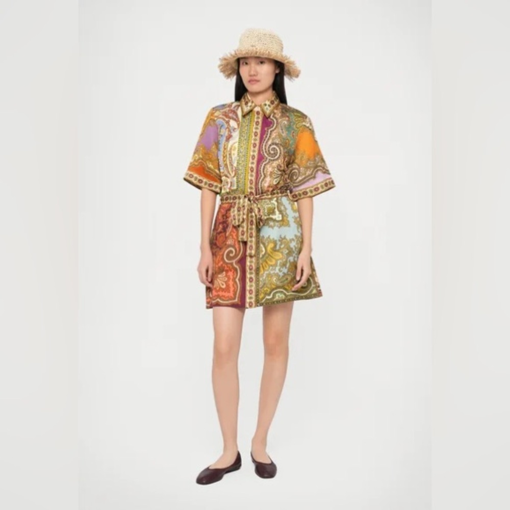 Alemais Clemenza Spliced Mini dress. NWT. Size 4 - Picture 3 of 6